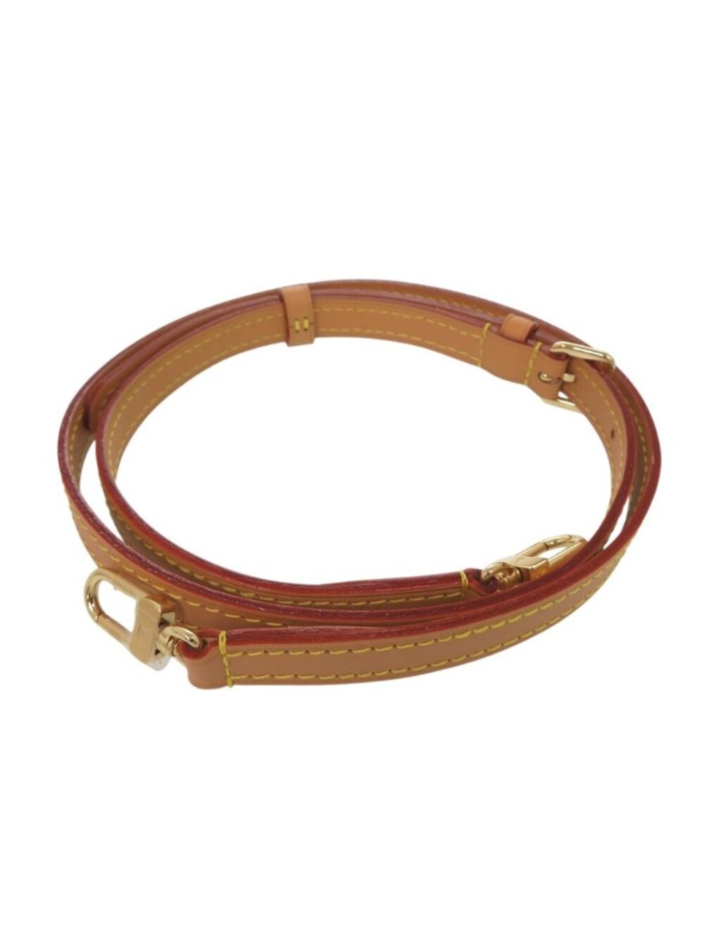 Louis Vuitton Shoulder Strap Vachetta Leather Natural